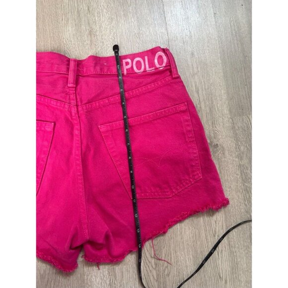 Polo Ralph Lauren Hot Pink Cutoff Shorts W 29 L 14 - Picture 10 of 10